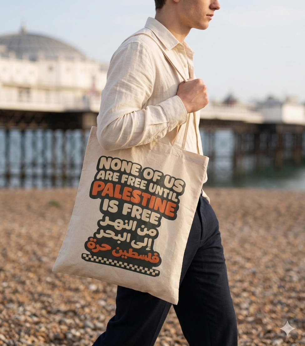 NONE OF US ARE FREE Tote Bag