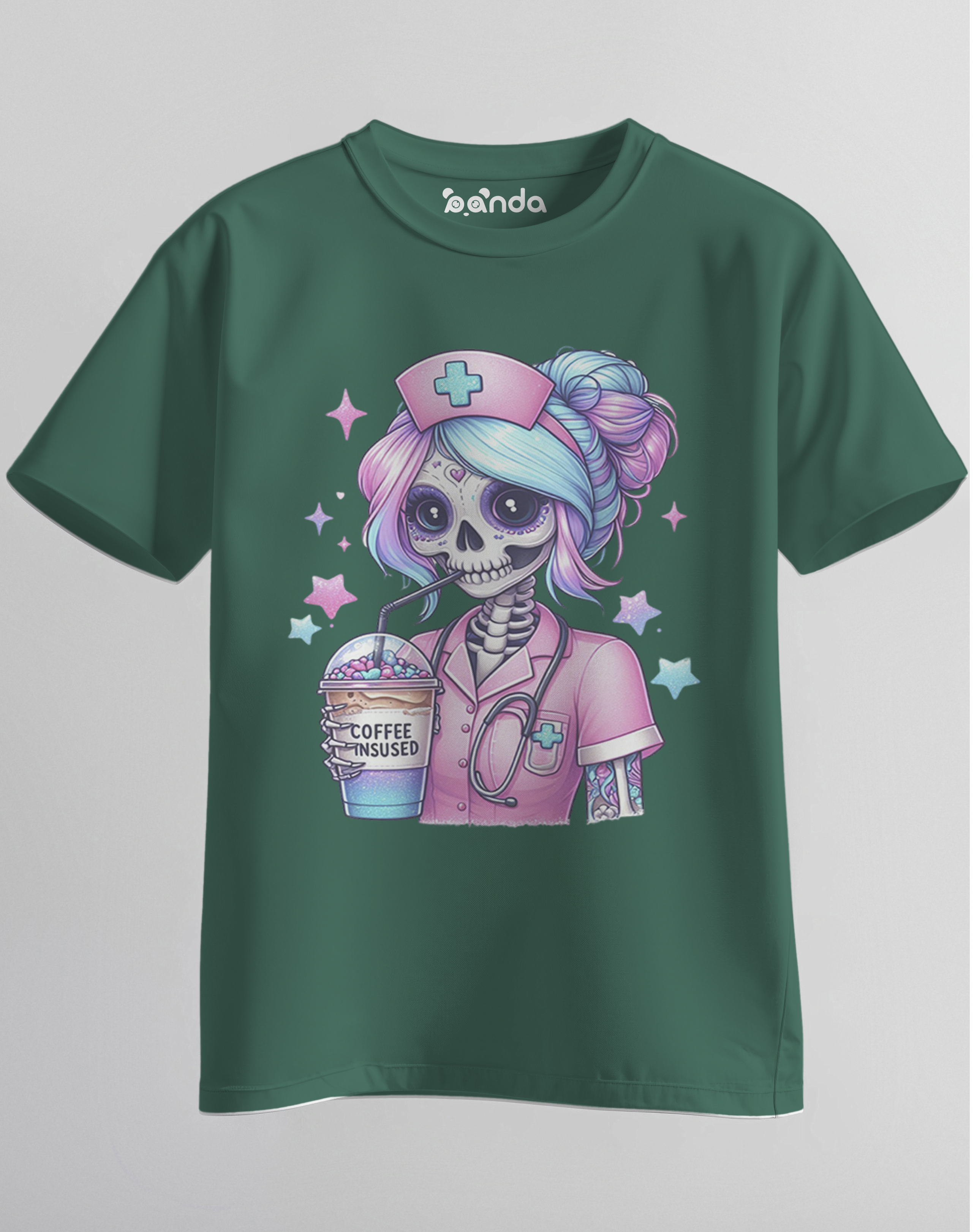 Night Shift Energy 💀☕👩‍⚕️ - Nurse
