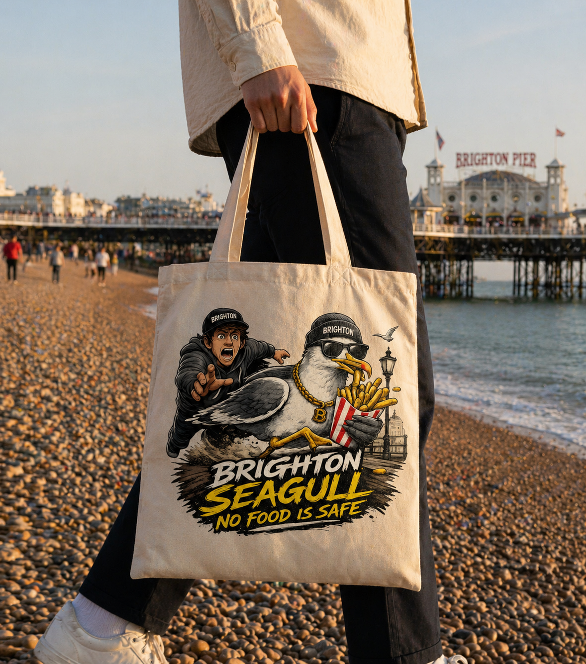 No Food Is Safe Tote Bag