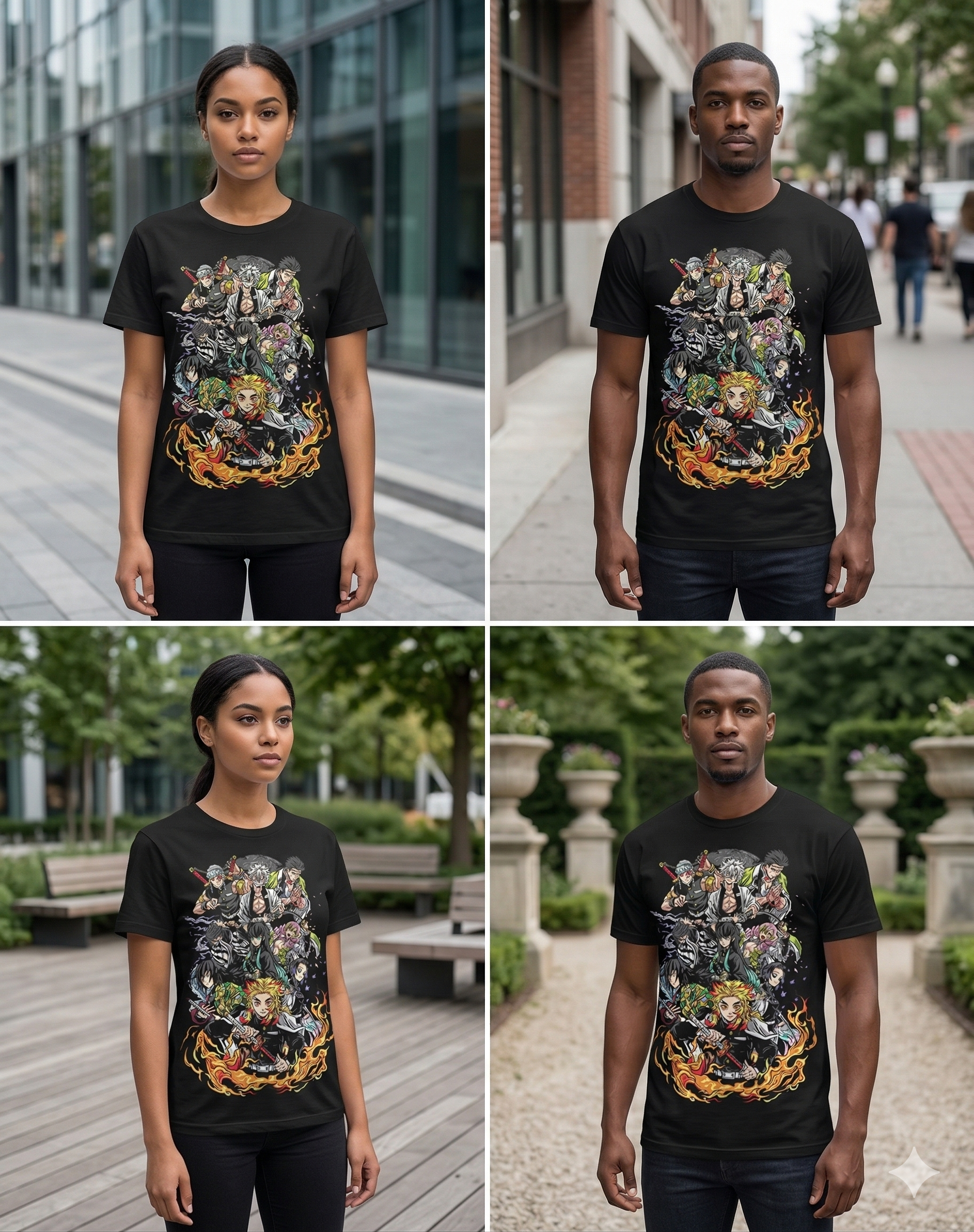 Hashira Legends Squad Tee - Demon Slayer