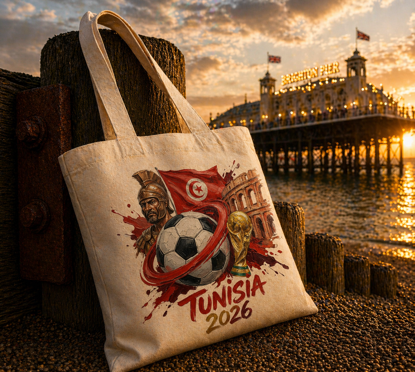 Tunisia WC 26 Tote Bag