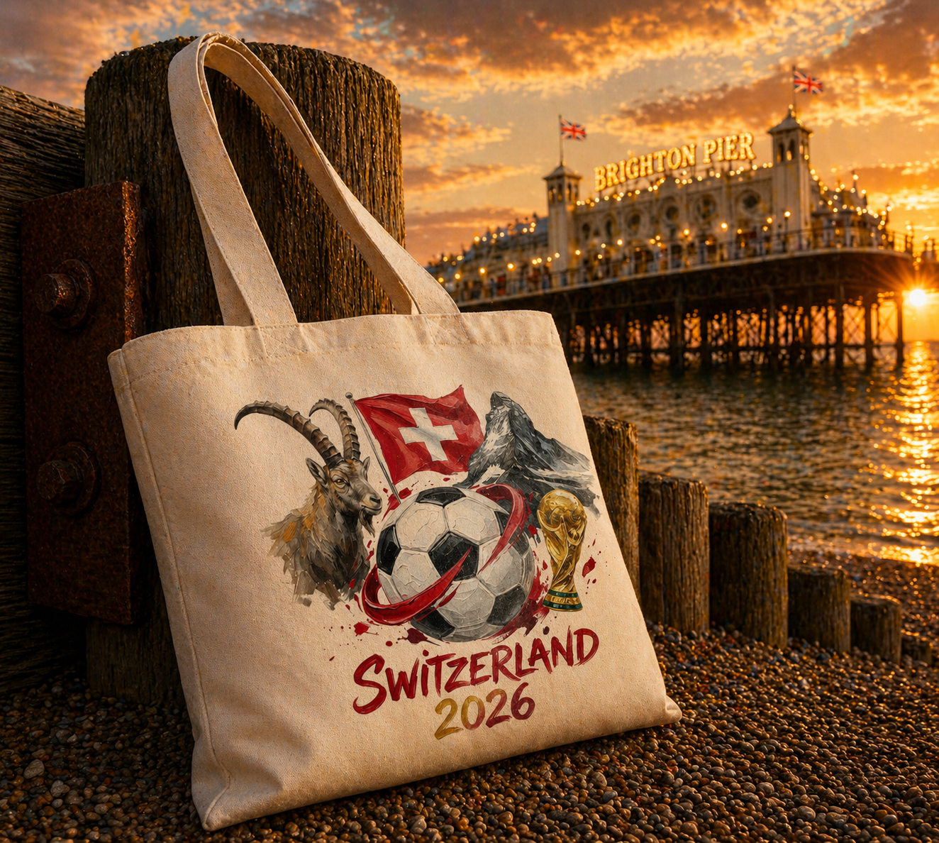 Switzerland WC 26 Tote Bag
