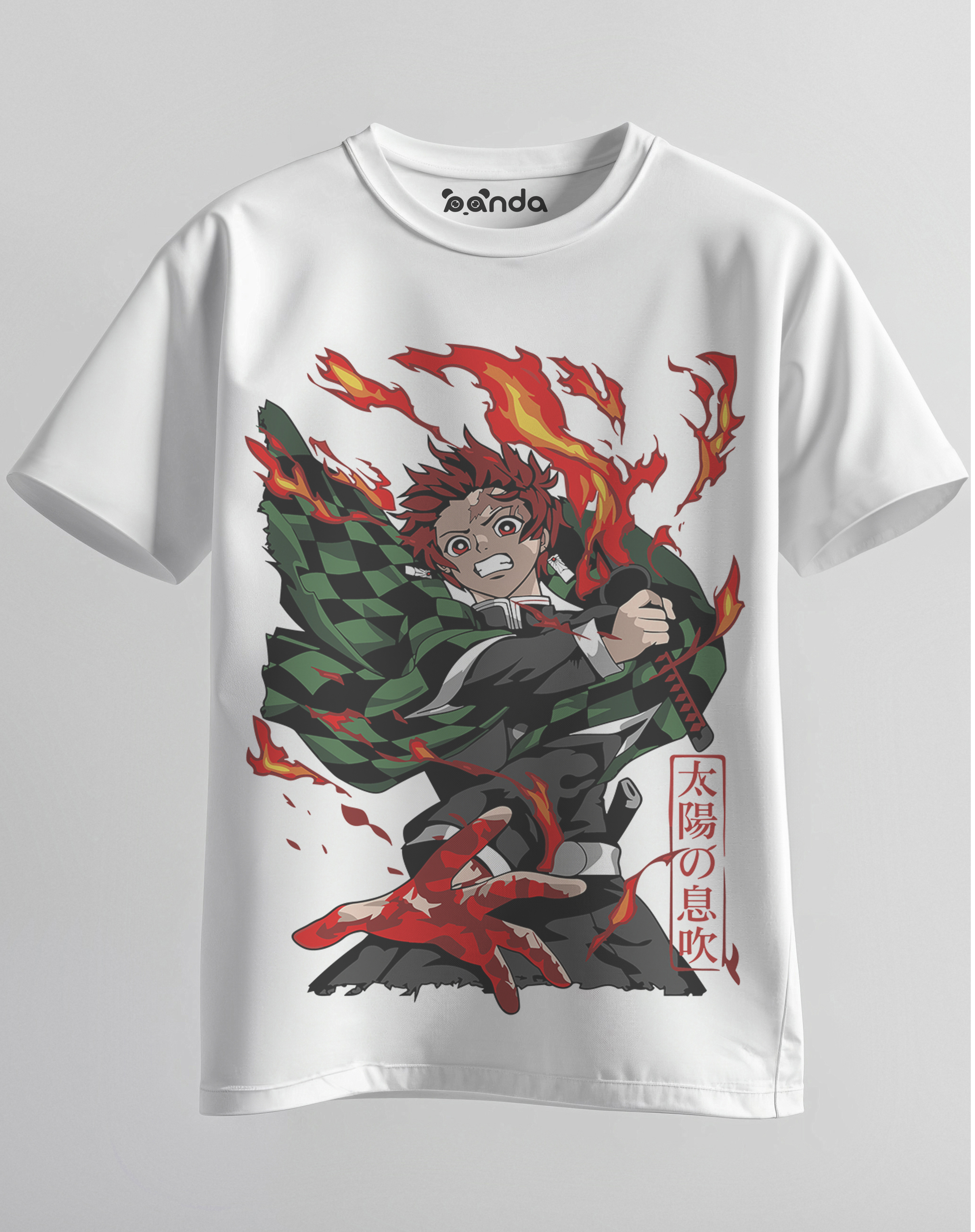 Tanjiro Flame Burst Tee - Demon Slayer
