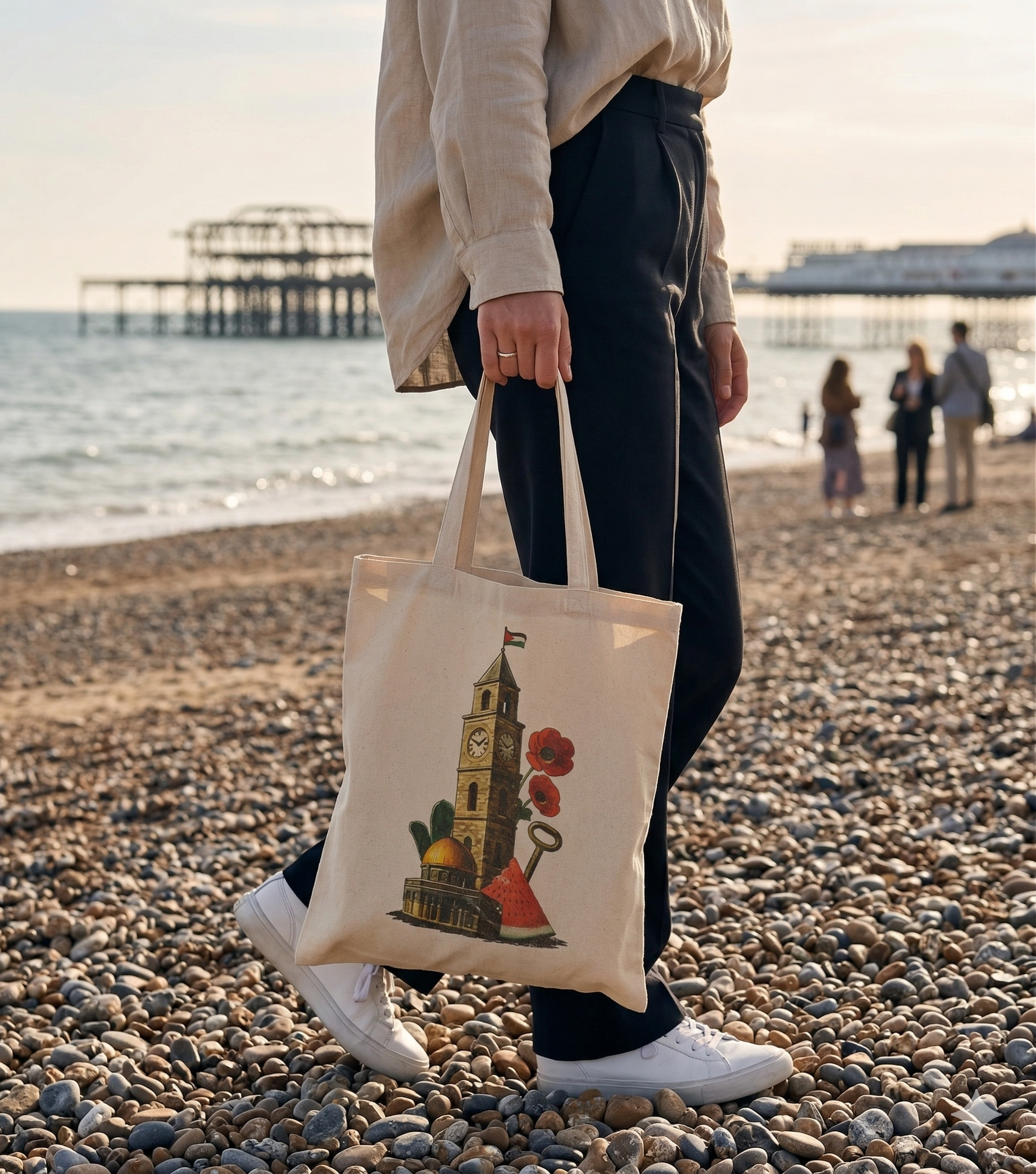 Jaffa Clock Tower Tote Bag