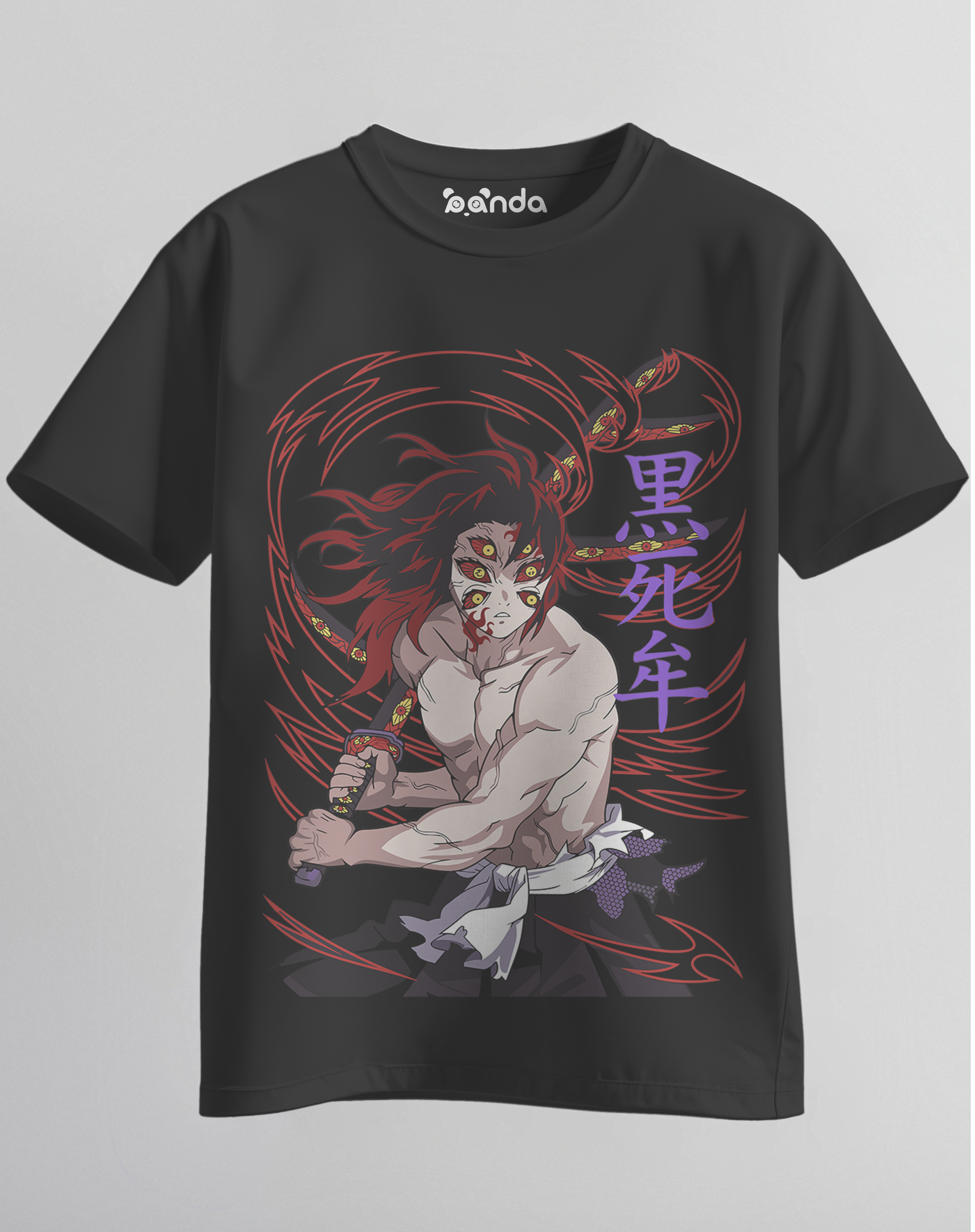 Akaza Blood Fury Tee - Demon Slayer