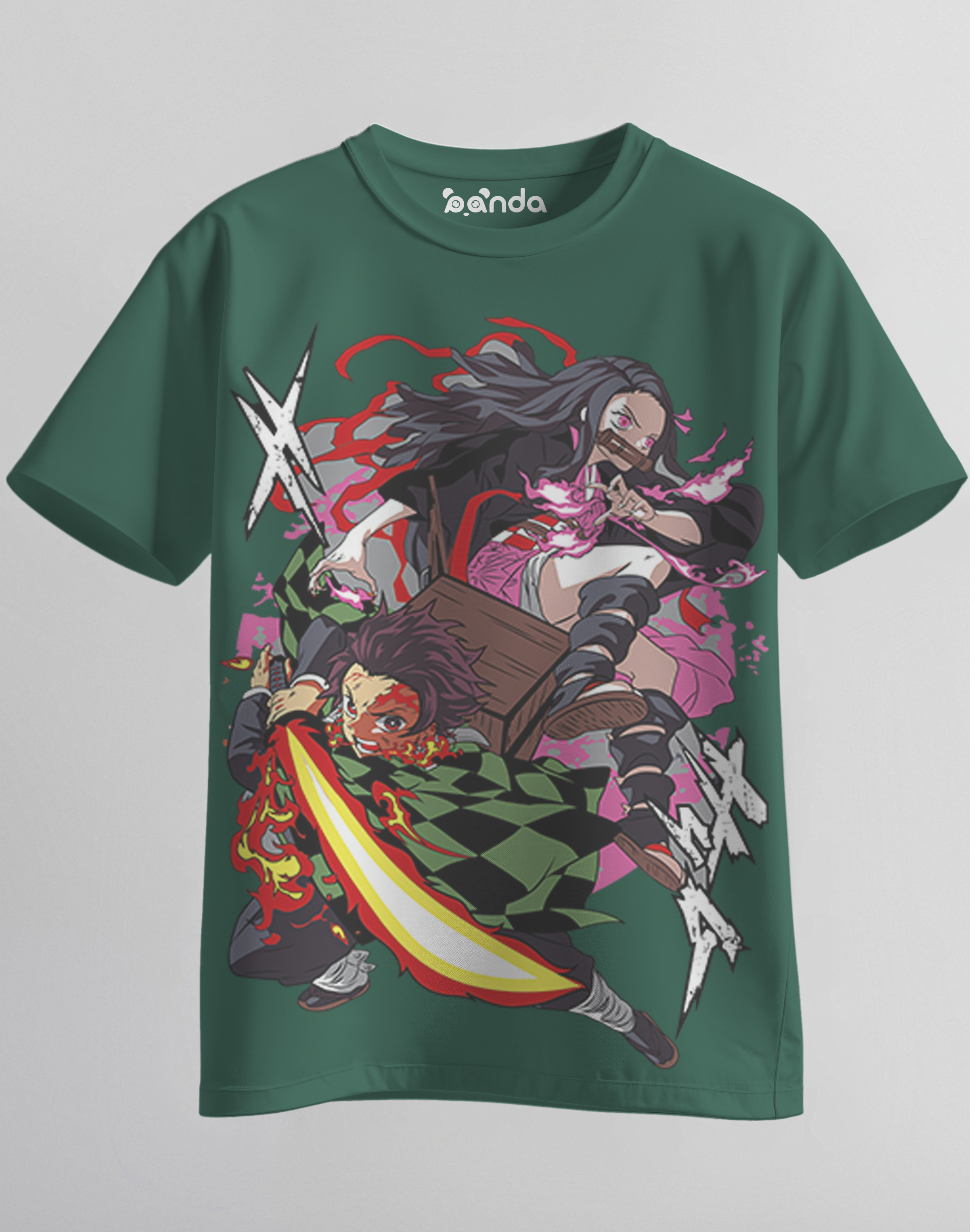 Tanjiro & Nezuko Battle Rush Tee - Demon Slayer