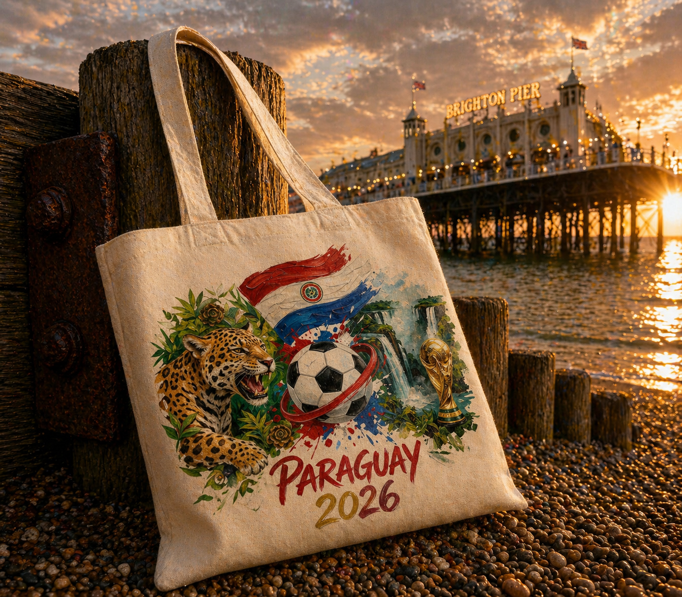 Paraguay WC 26 Tote Bag