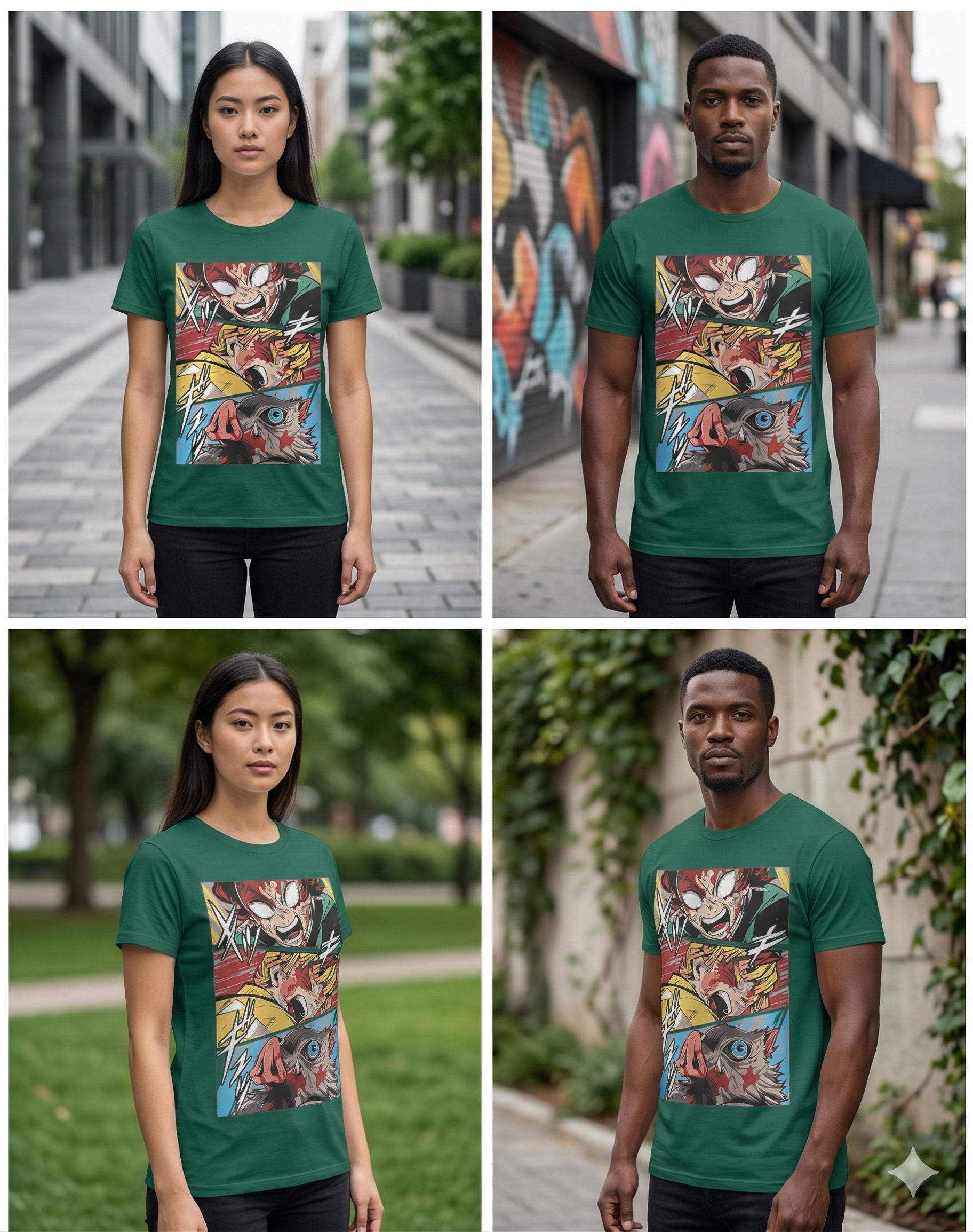 Demon Slayer Manga Rage Tee - Demon Slayer