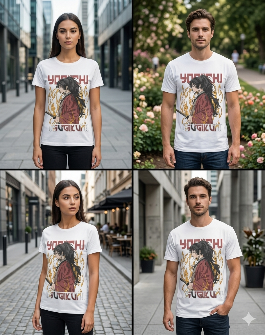 Yoriichi Flame Legacy Tee - Demon Slayer