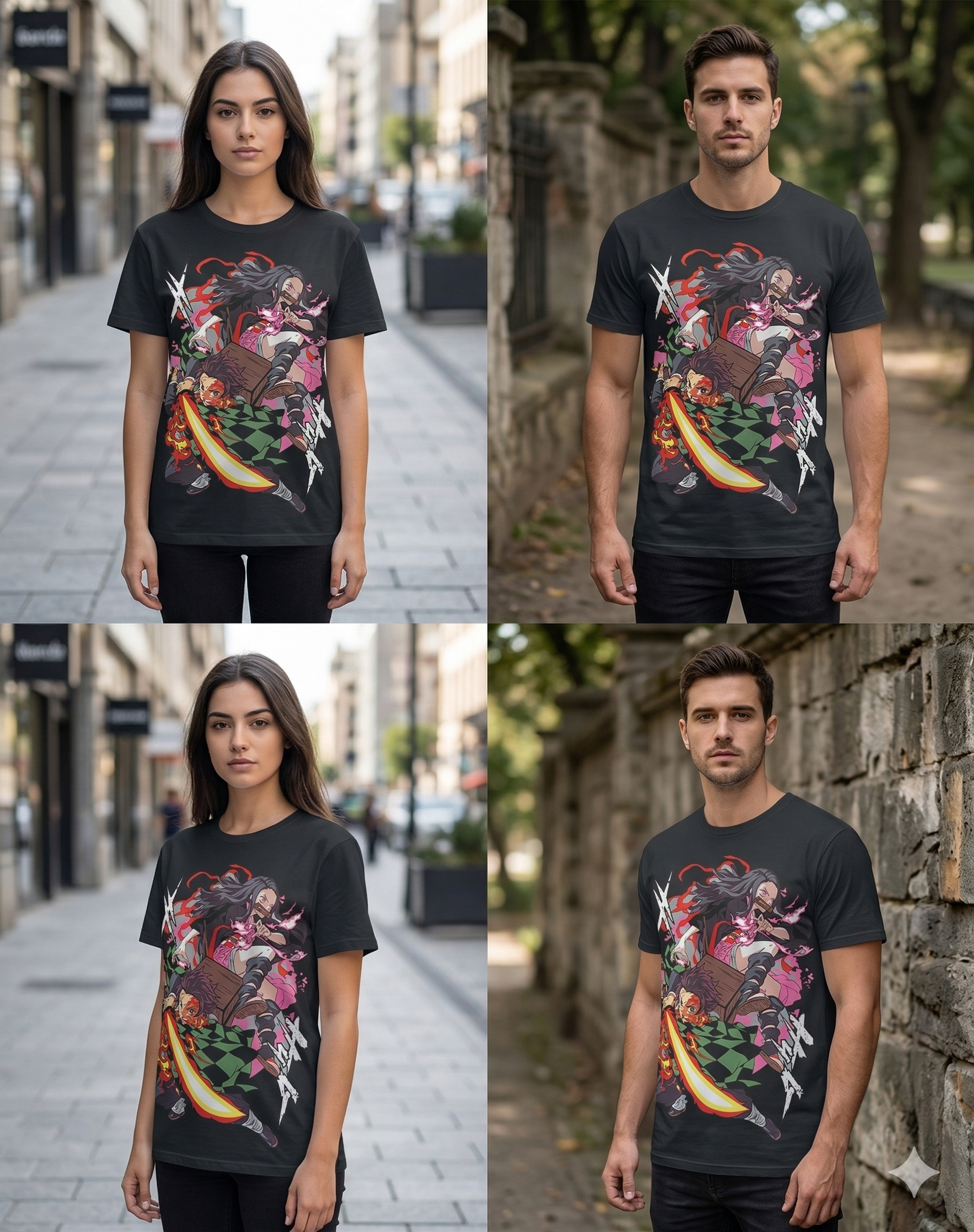 Tanjiro & Nezuko Battle Rush Tee - Demon Slayer