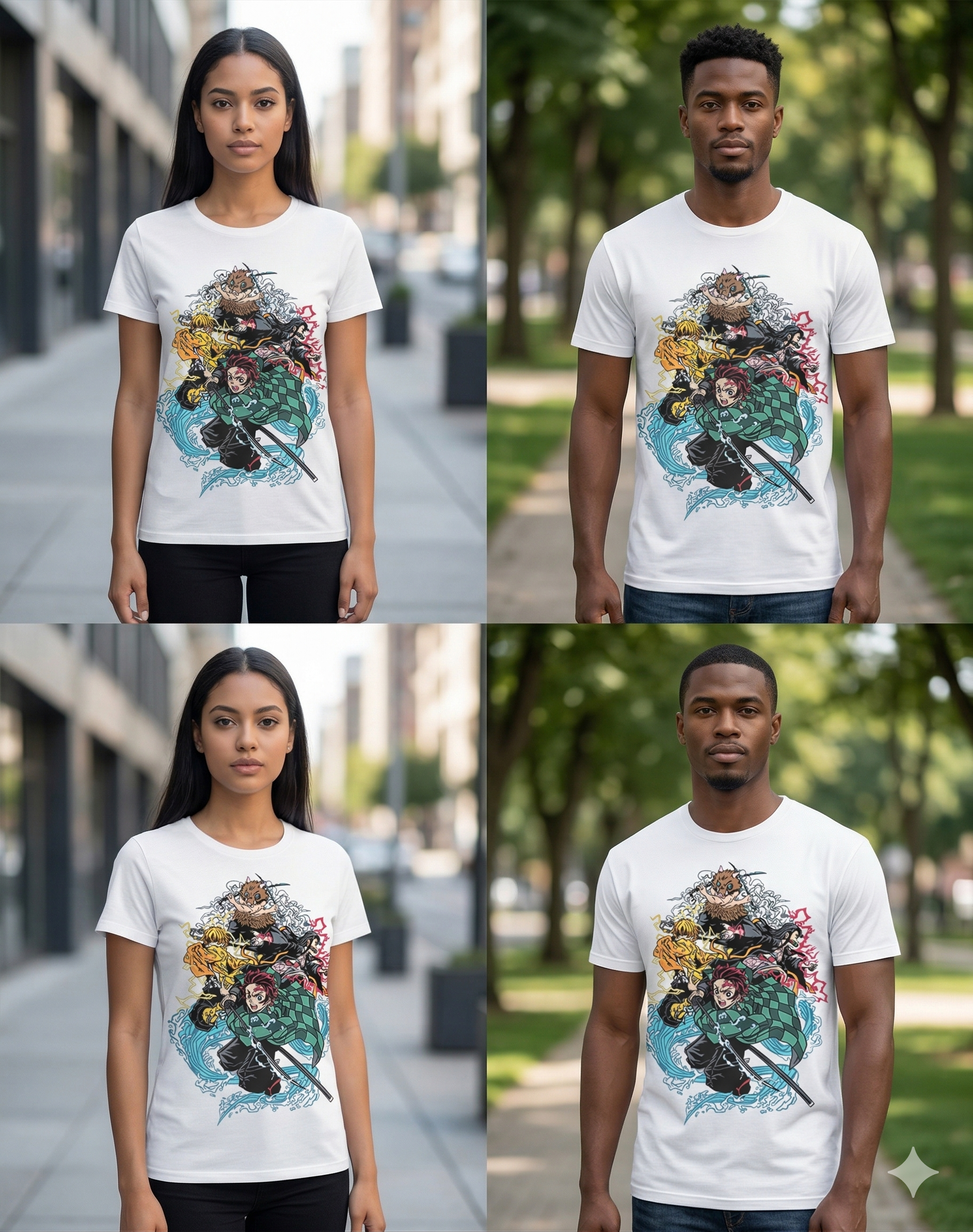 Demon Slayer Elemental Squad Tee - Demon Slayer