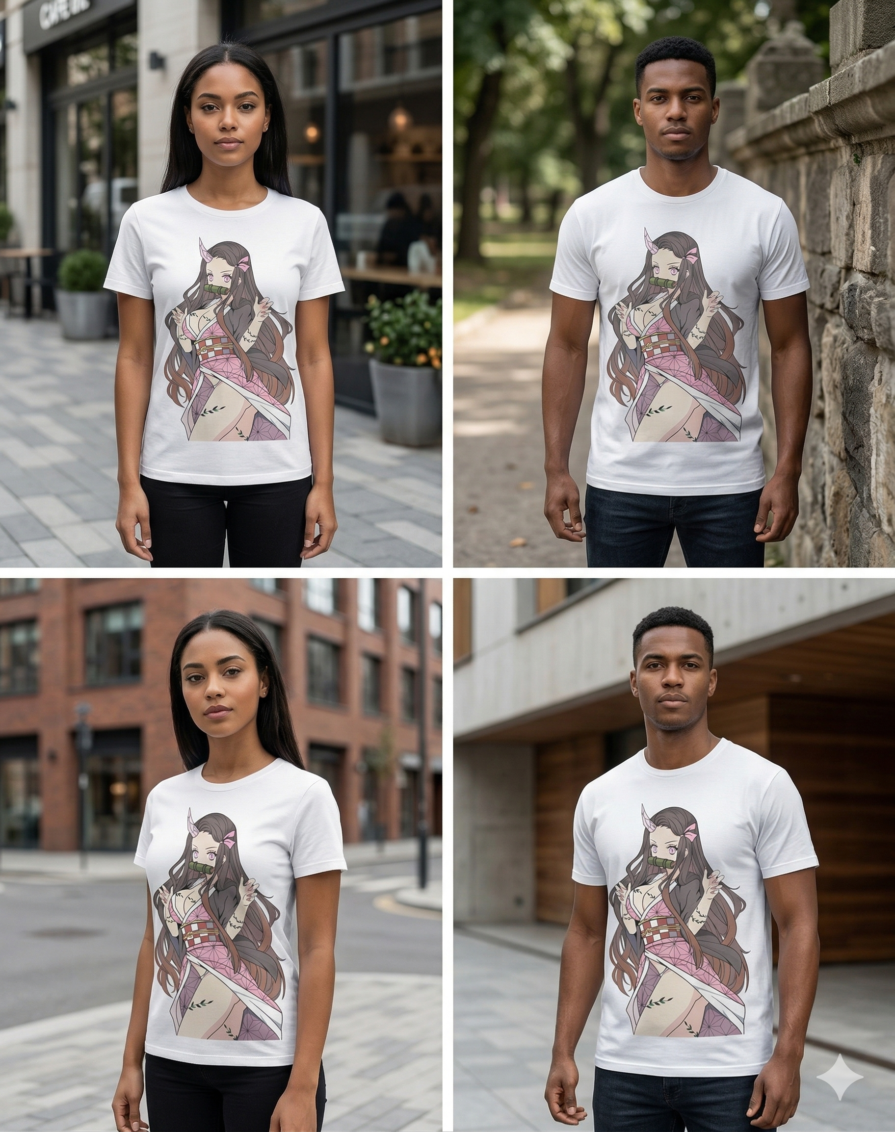 Nezuko Demon Charm Tee - Demon Slayer