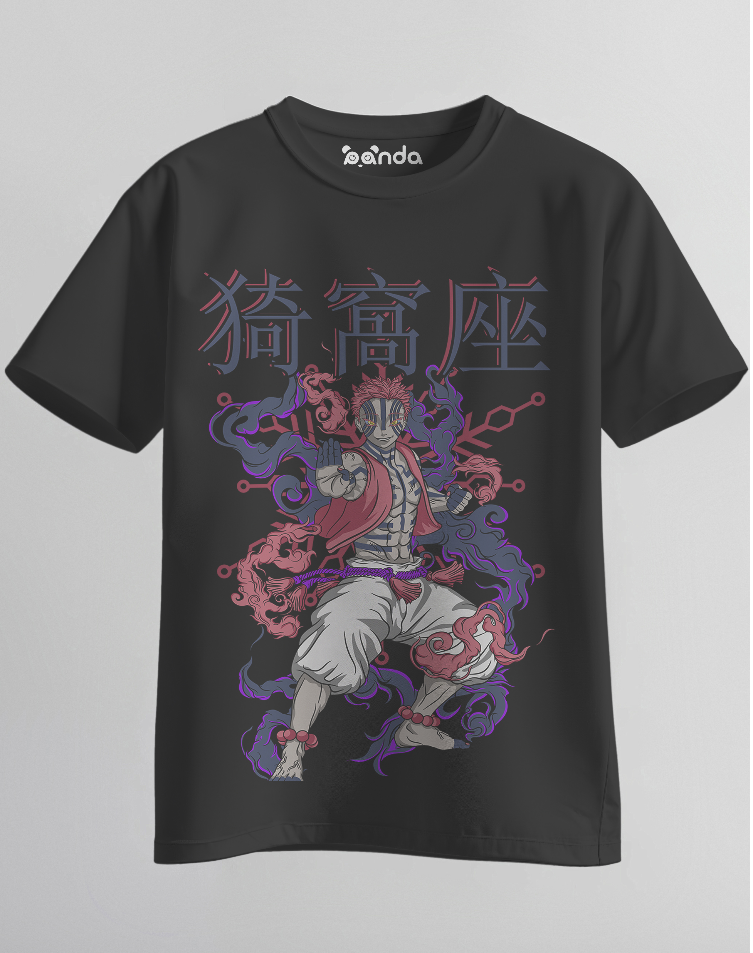 Akaza Chaos Aura Tee - Demon Slayer
