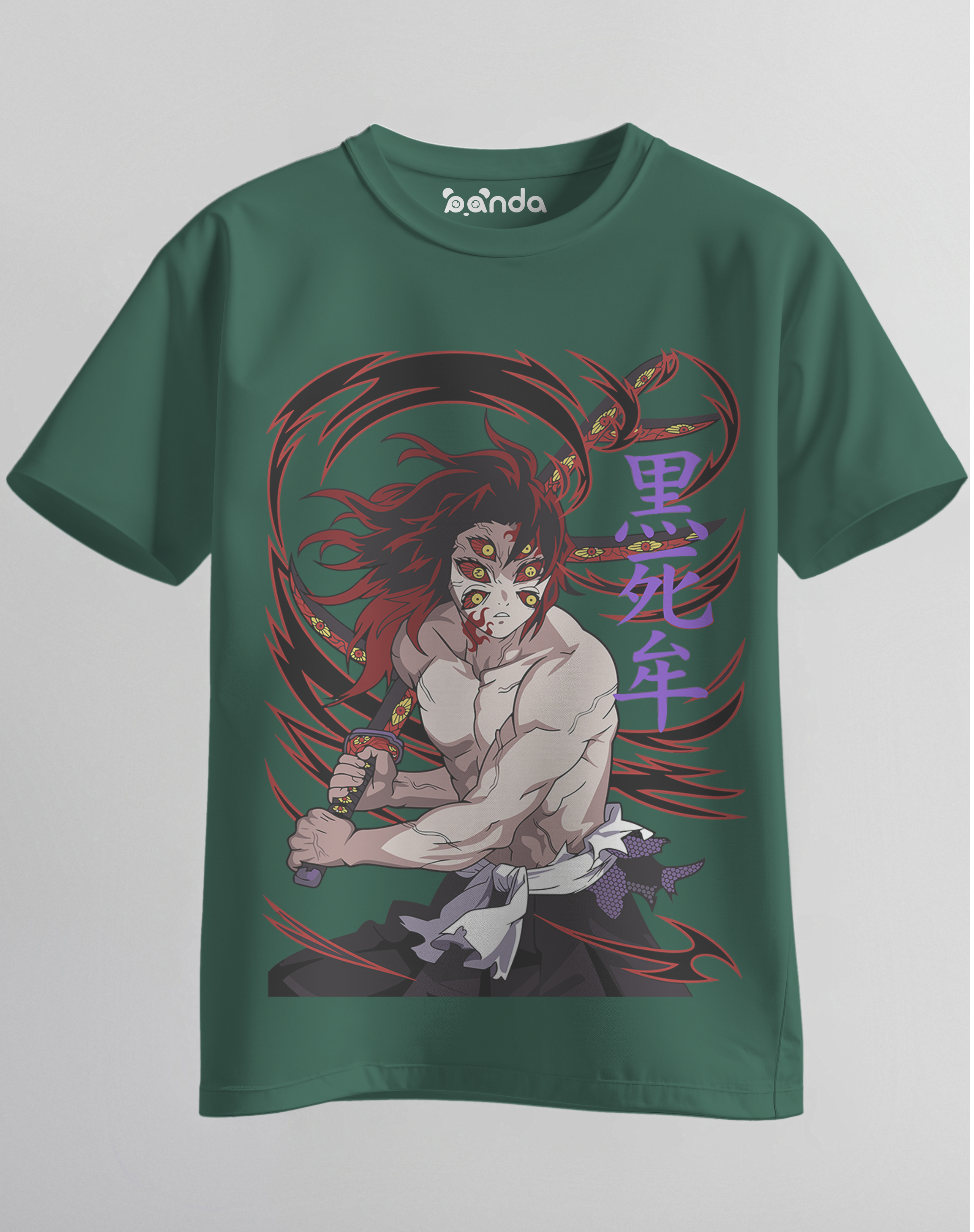 Akaza Blood Fury Tee - Demon Slayer