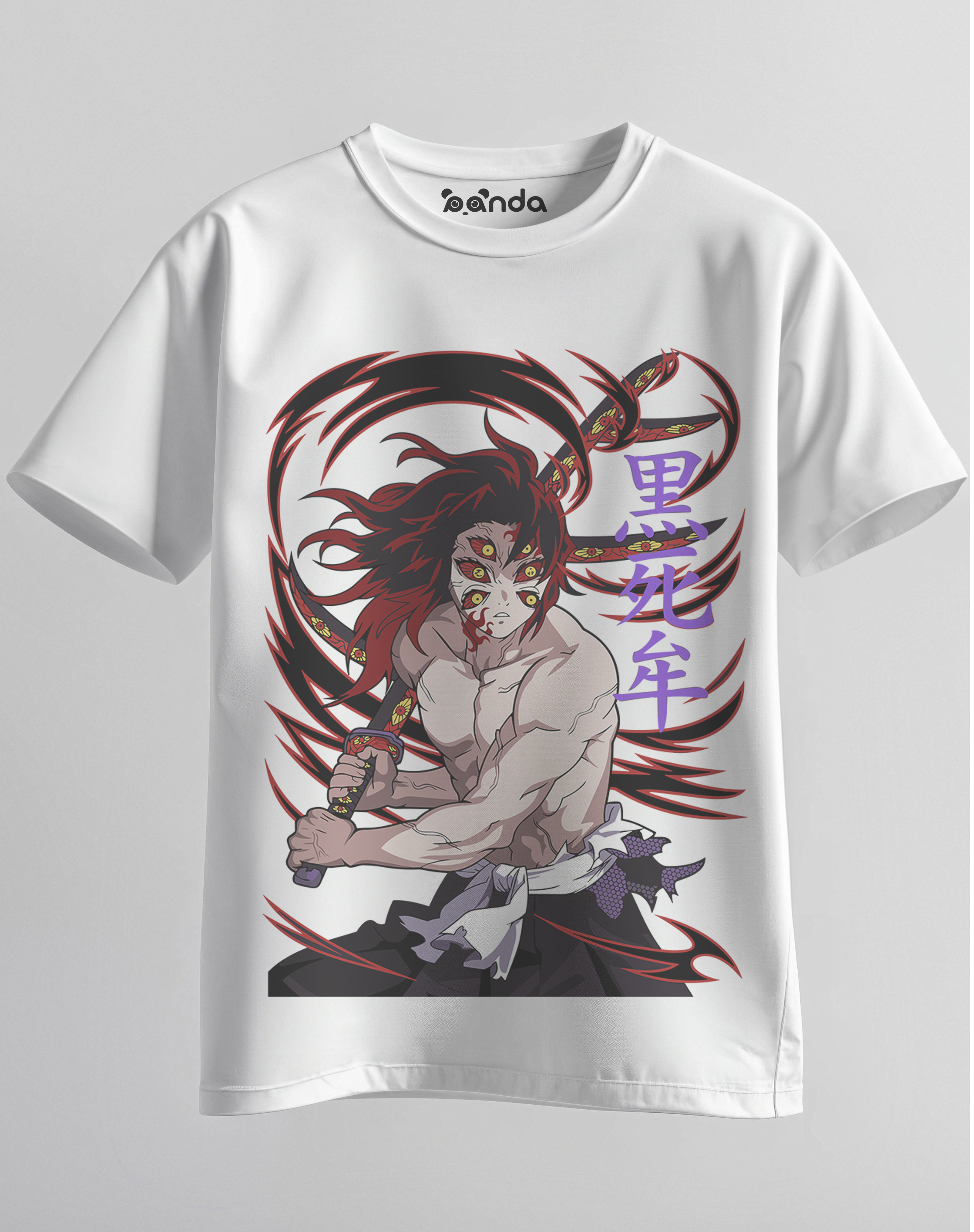 Akaza Blood Fury Tee - Demon Slayer