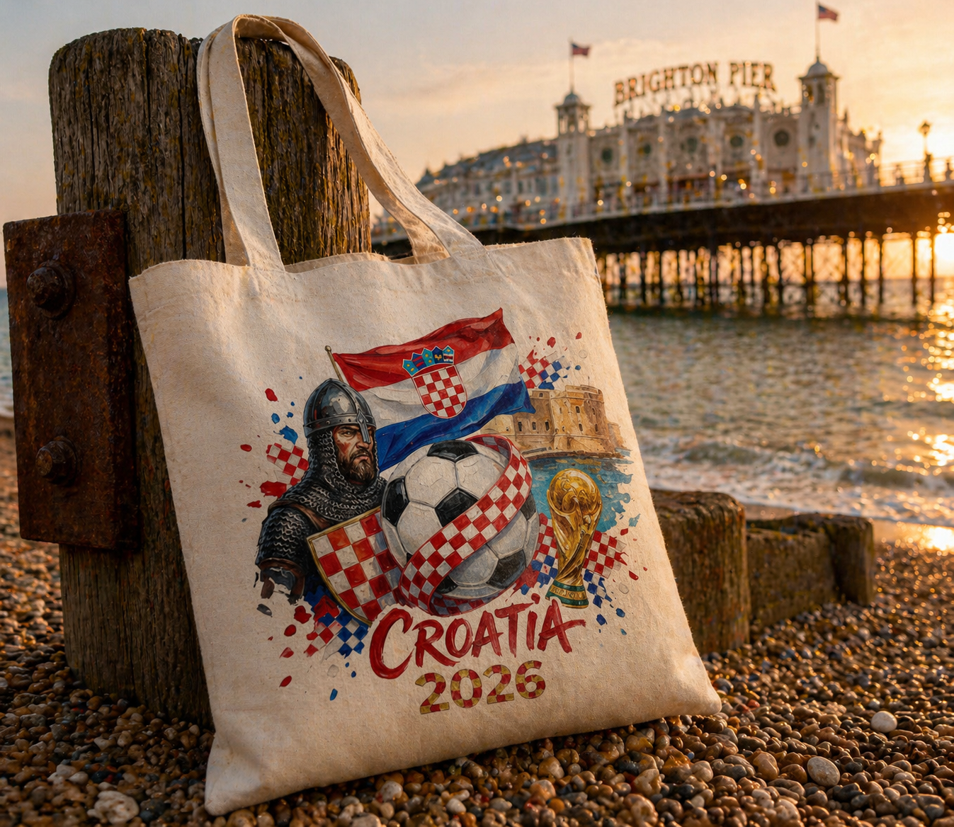 Croatia WC 26 Tote Bag