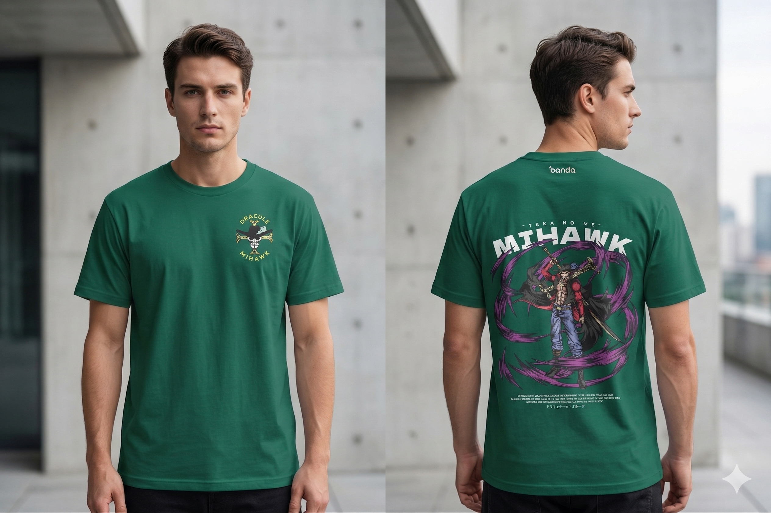 MIHAWK T-Shirt - One Piece 