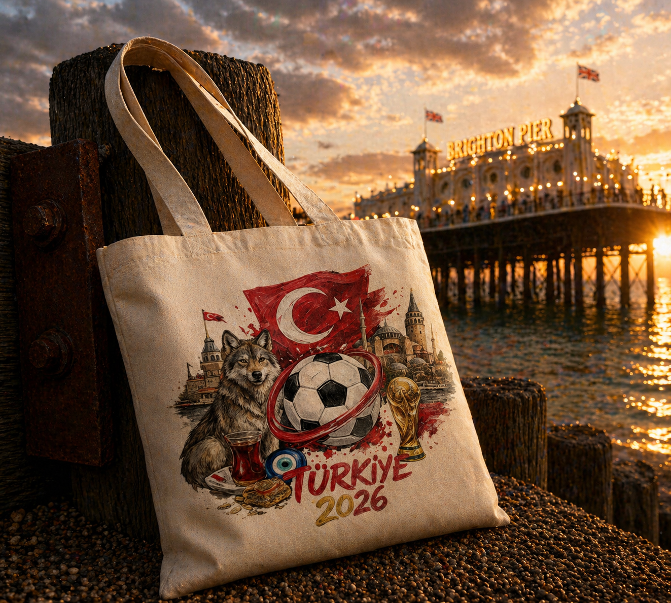 Turkiye WC 26 Tote Bag